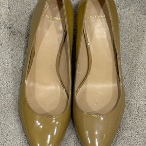 Cole Haan Women's Glossy Beige Heels